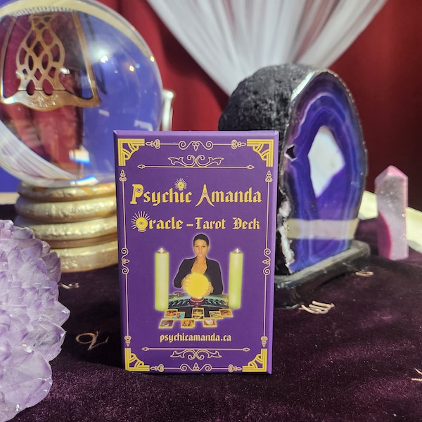 Ѧ Psychic Amanda Official Tarot-Oracle Card Deck Limited Edition Only 150 Made(Also Includes One Free Reading Per Purchase)Ѧ