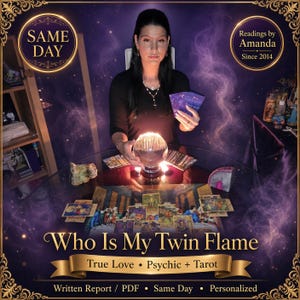 Psychic Amanda performing who is my twin flame reading