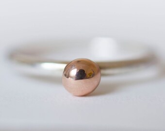 Rose Gold Ring, Rose Gold jewellery, Gold and Silver Jewellery, Gold Jewelry, Gold Nugget Ring