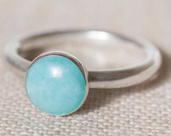 Turquoise Ring, Sundance style jewelry, Turquoise Silver Ring, Amazonite Ring, Turquoise Jewellery, Turquoise Jewelry, Turquoise and silver