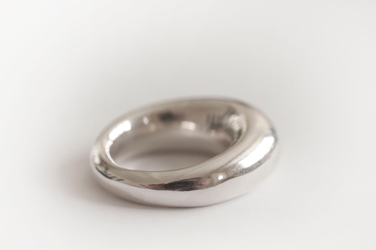 Chunky Silver Ring, Large Silver Ring, Bombay Ring, Silver Nugget Ring ...