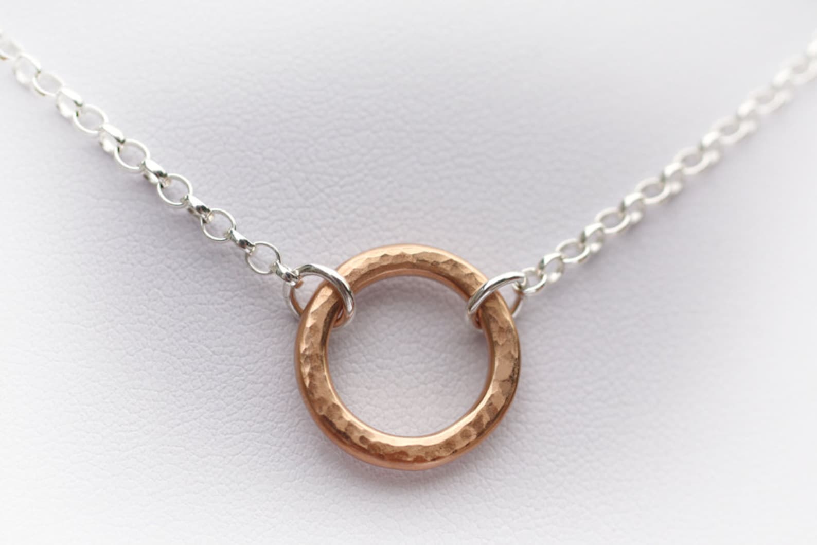 Rose Gold Necklace Rose Gold Jewellery Gold and Silver Etsy UK