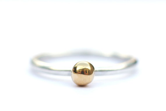 Gold and Silver Ring, Rose Gold Ring, Rose Gold jewellery, Gold and Silver Jewellery, Gold Jewelry, Gold Nugget Ring