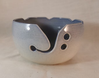 Handmade Pottery Yarn Bowl made by Sue Harrold Pottery. Free Postage Australia.