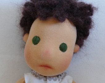 Waldorf inspired fabric doll Momo circa 38cm/15 inches, waldorf doll, art doll, handmade doll