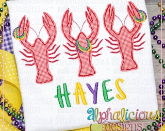Cangrejo con cuentas - Triple frijol - Diseño de apliques - Descarga instantánea - Puntada rápida