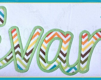 Digitized Applique Font-Always A Good Time- Satin -Cursive Applique Font- Applique- Digitized-Font-ENTIRE ALPHABET