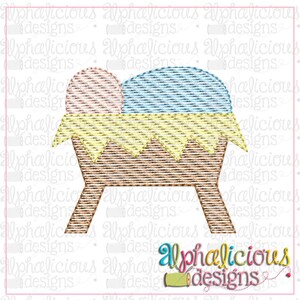 Nativity - MINI sketch embroidery design