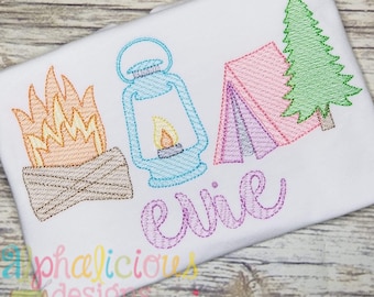 Sweet Camping Dreams-Sketch