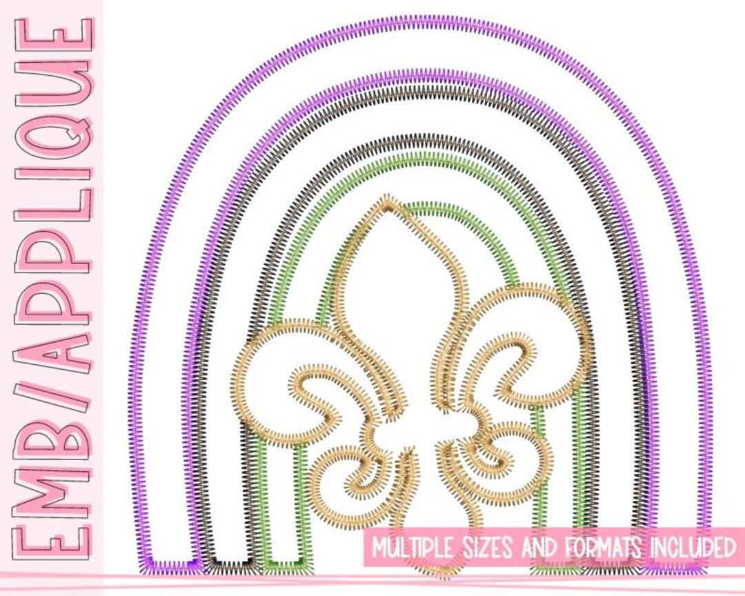 mardi gras appliques