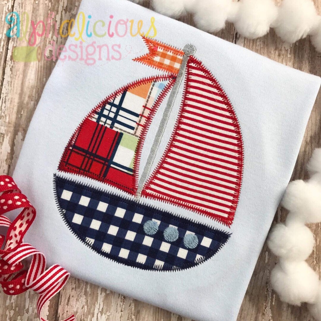 Sailboat Zigzag Etsy
