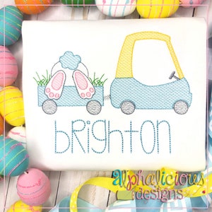 Bunny Bum Easter Embroidery Design: Sketch Coupe (Digital Download)