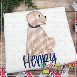 Pup - ZigZag - Applique Design - Dog Design - 6 sizes (4x4 -&gt; 9x9), 9 Different Formats!!!