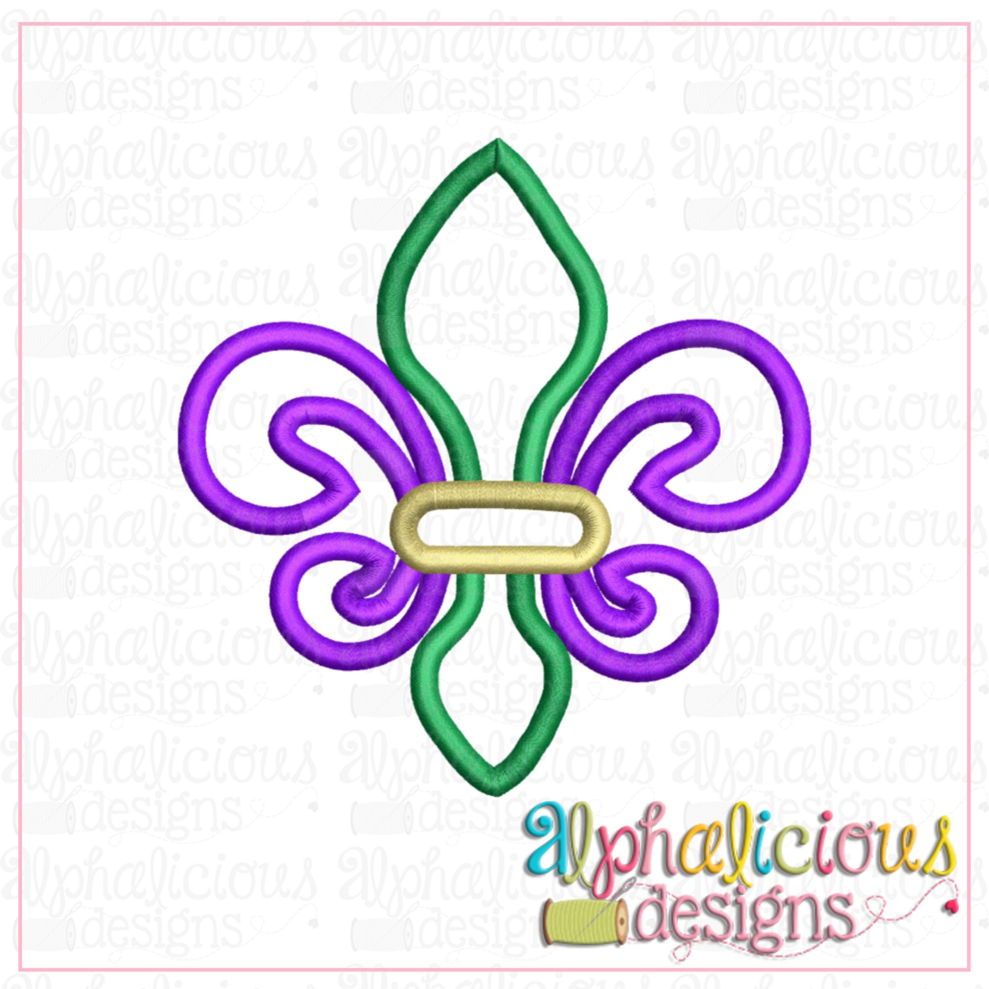 mardi gras applique designs