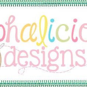 Rectangle Signature Box Applique-zigzag Applique Design Embroidery ...