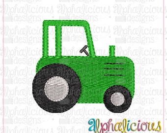 Tractor - MINI Fill embroidery design