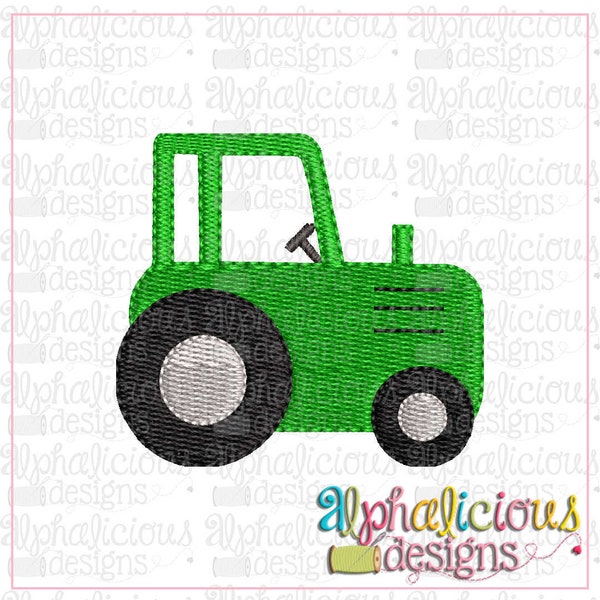 Tractor - MINI Fill embroidery design