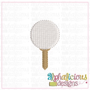 Golf Ball on Tee - MINI Fill embroidery design