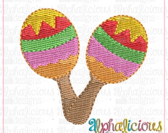 Maracas - Diseño de bordado MINI Fill