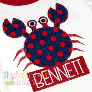 Crab Applique - Blanket