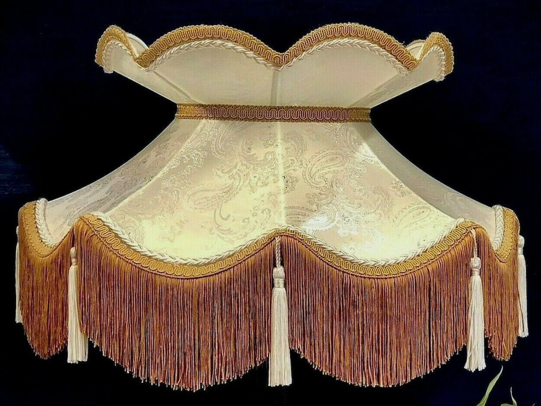 Cream Paisley Lamp Shades Table Lampshades Ceiling Lights Floor Lamp