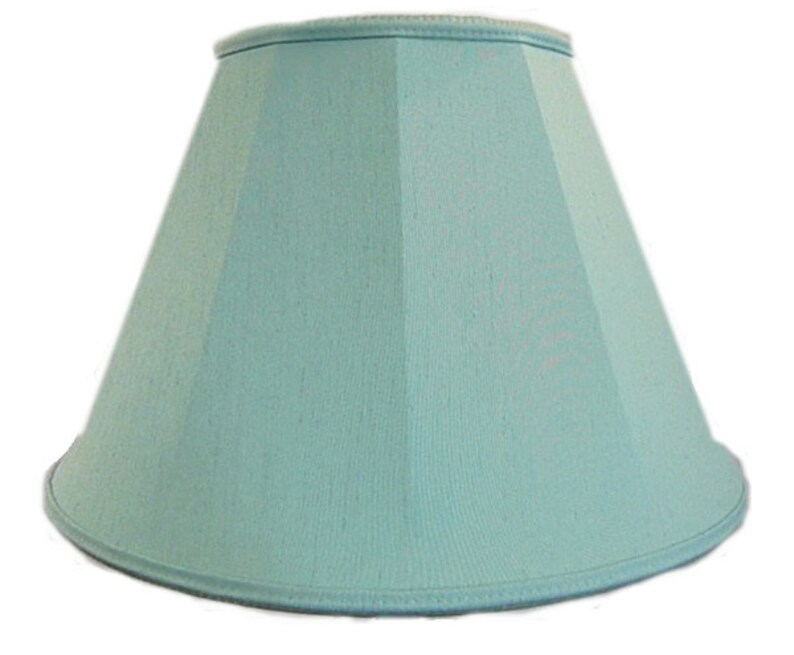 Modern Duck Egg Blue Fabric Lampshade For A Table Lamp or Etsy