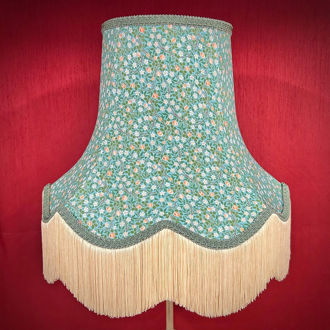 William Morris Clover Lampshades Standard Lamp Shades Wall Lights Table