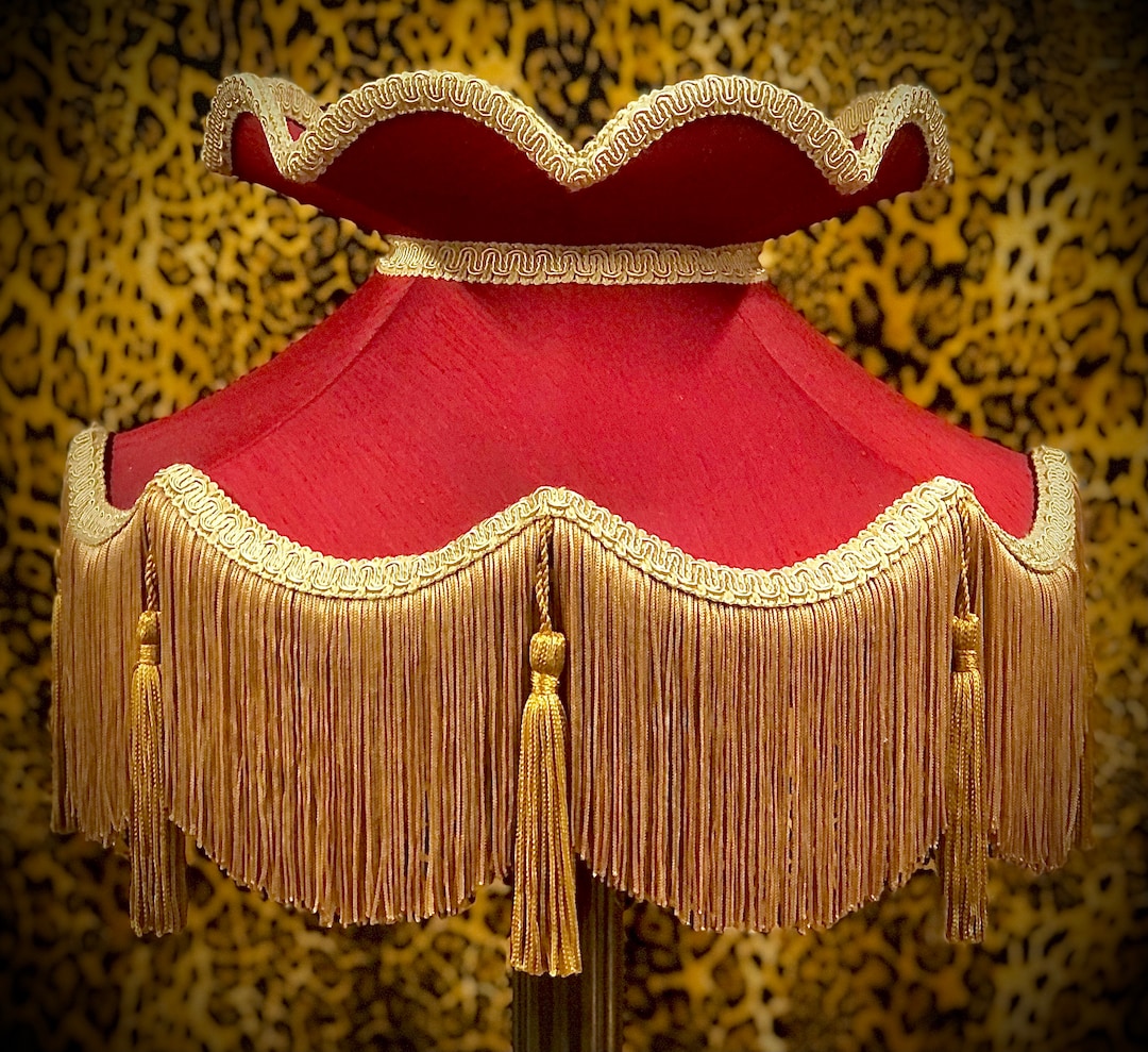 Burgundy Red Lamp Shades Ceiling Light Shades Standard Etsy