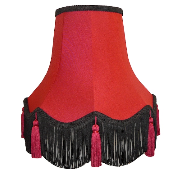 Burdy Red Lampshades Ideal For, Red Table Lamp Shades Only