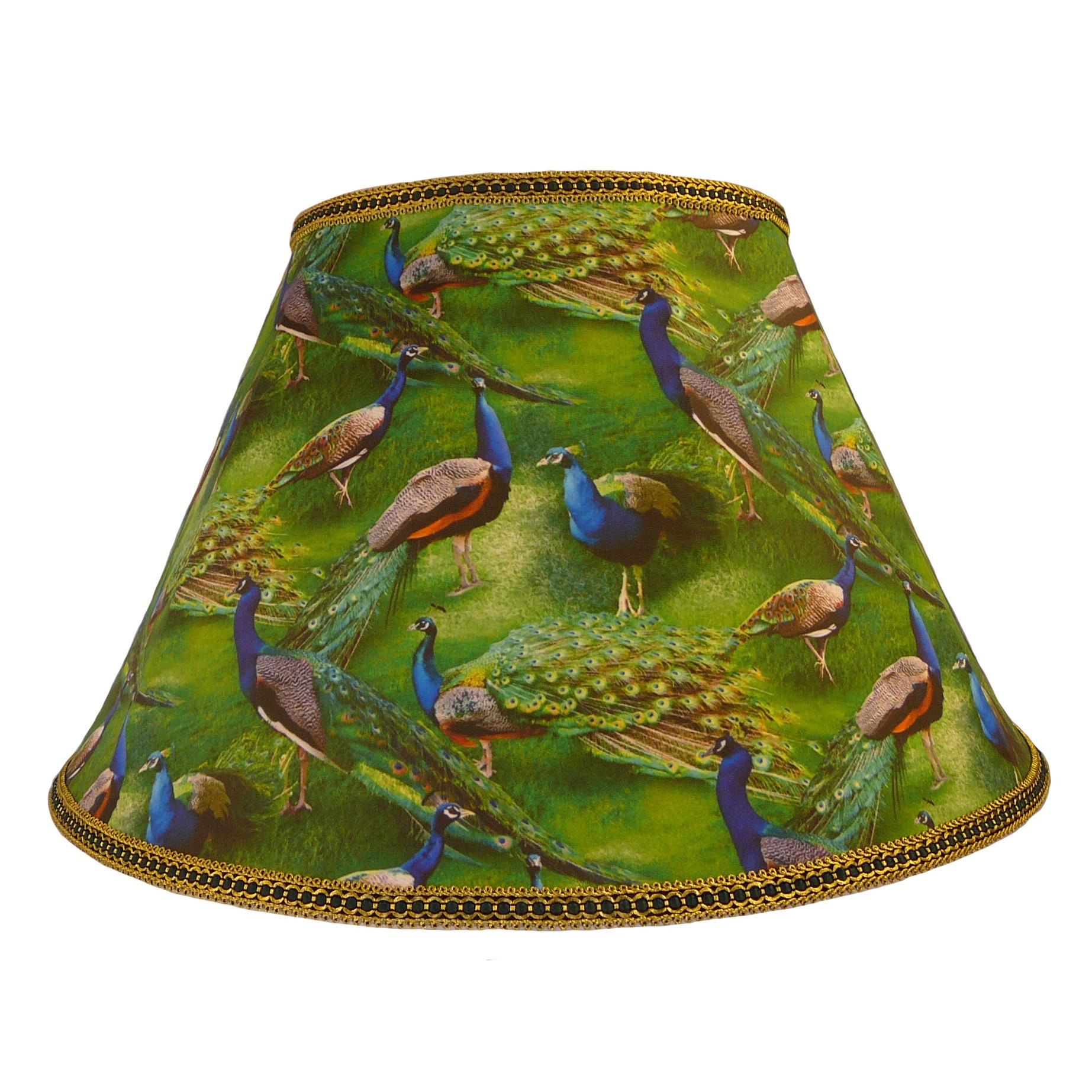 Green Peacock Lampshades Table Lamp shades Bedside Etsy