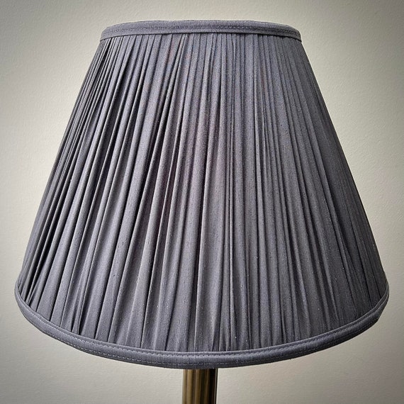 Grey standard lamp sale shades
