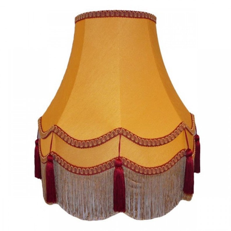 Gold Fabric Lampshades ideal for Bedside Lampshades Wall Etsy