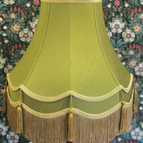 Traditional Green Ceiling Lampshades Wall Lights Bedside Etsy UK