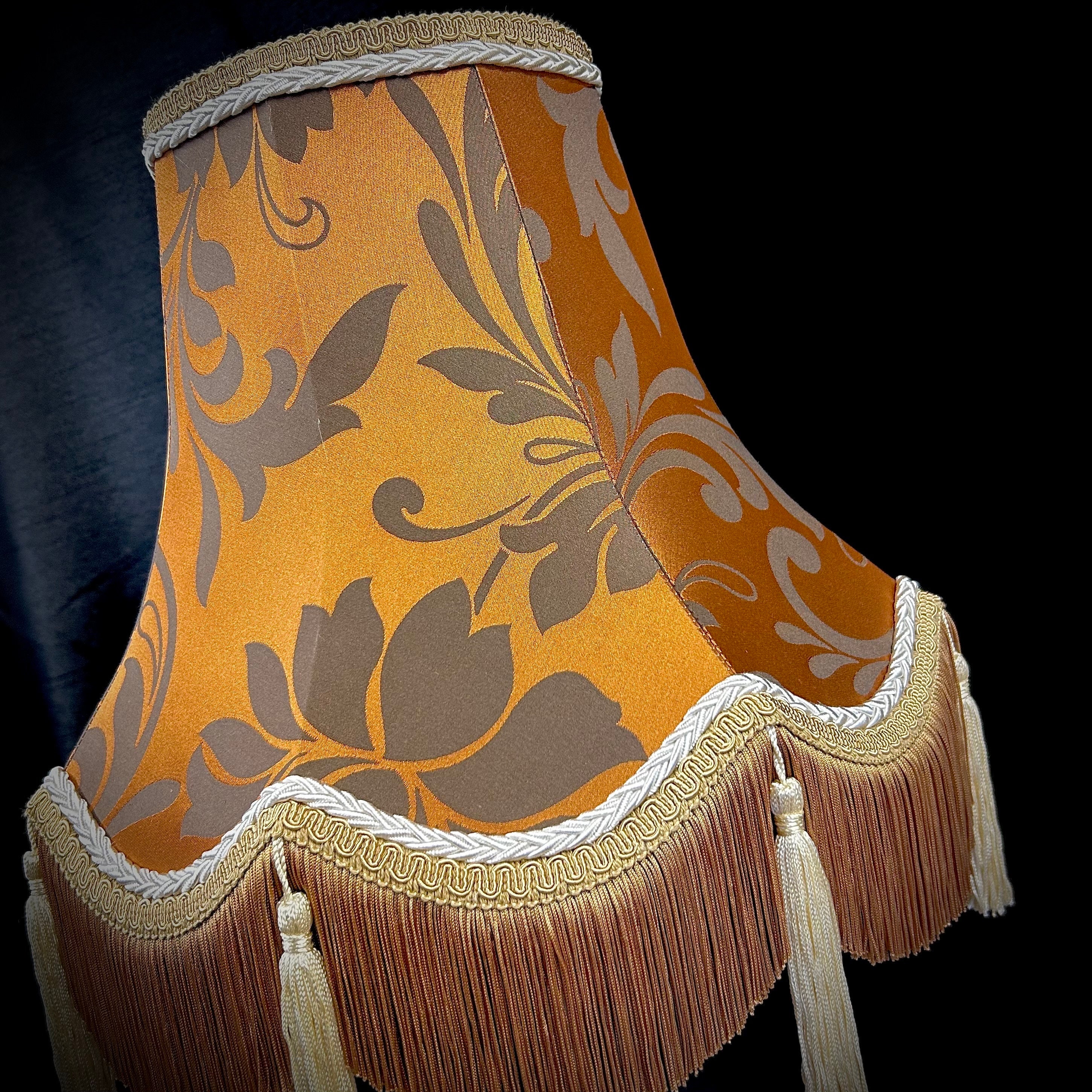 Old fashioned sale standard lamp shades