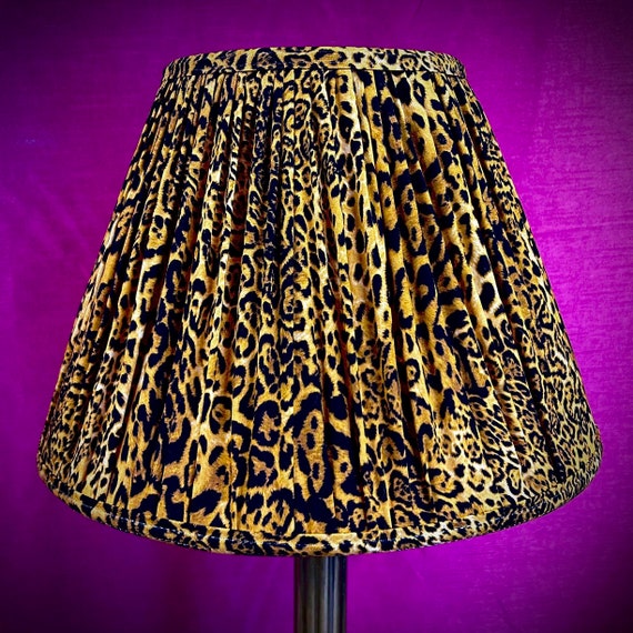Leopard Print Shade Floor Lampshade Animal Table Lamp Green 