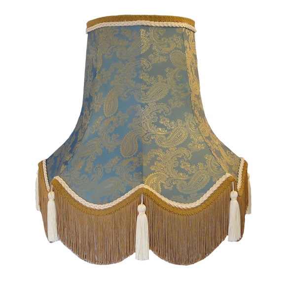 Paisley Aqua Blue Fabric Lamp Shades Ideal For Standard - Ceiling Light Shades Fabric Paisley Aqua Blue Fabric Lamp Shades Ideal For Standard - Ceiling Light Shades Fabric