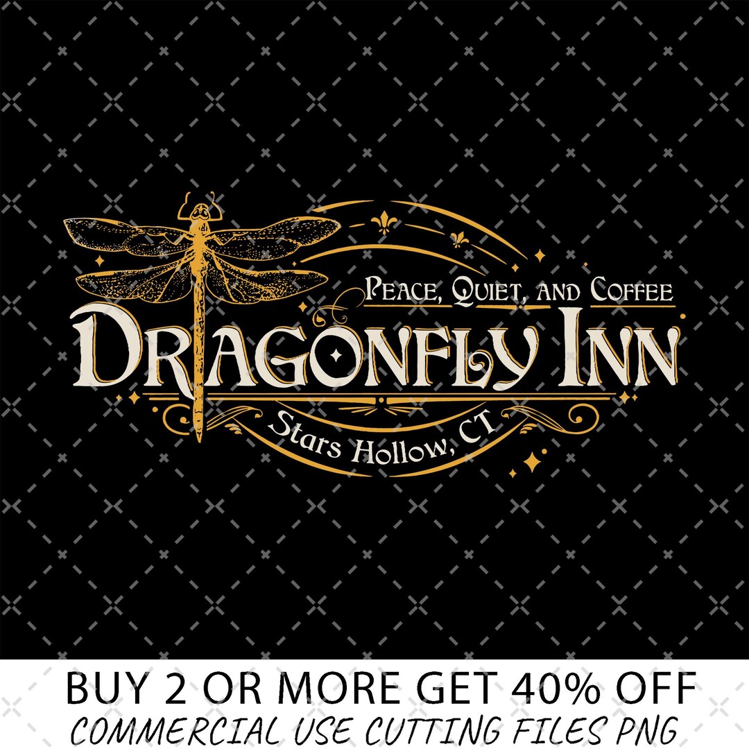 Dragonfly Inn Stars Hollow Png, Stars Hollow Connecticut Digital File ...