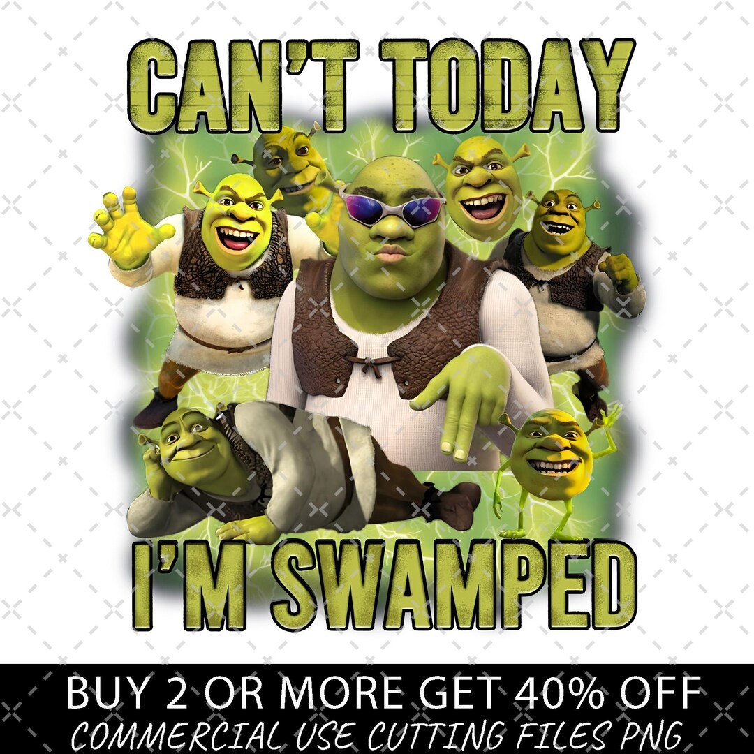 Can't Today I'm Swamped Png, Funny Trending Tee, Cant Today Im Swamped ...