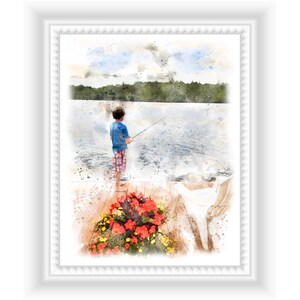 Personalized Watercolor Photo - Watercolor Portrait - Digital Watercolor Painting - Custom Painting from Photo - Custom Birthday Gift - Gift