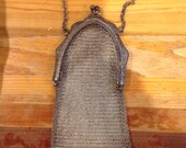 German Silver Mesh Purse