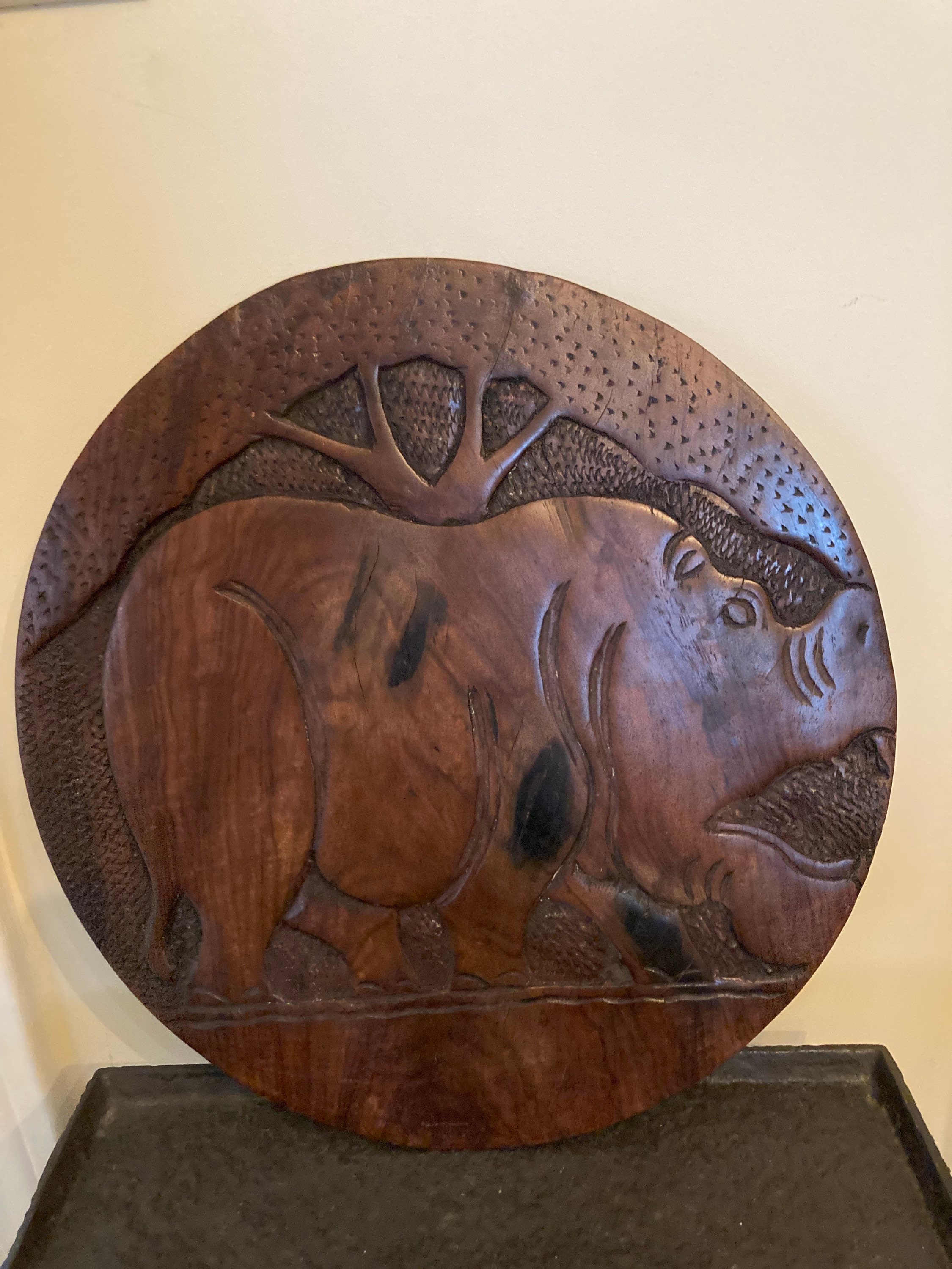 Round thuja wood tray – Lux Najma