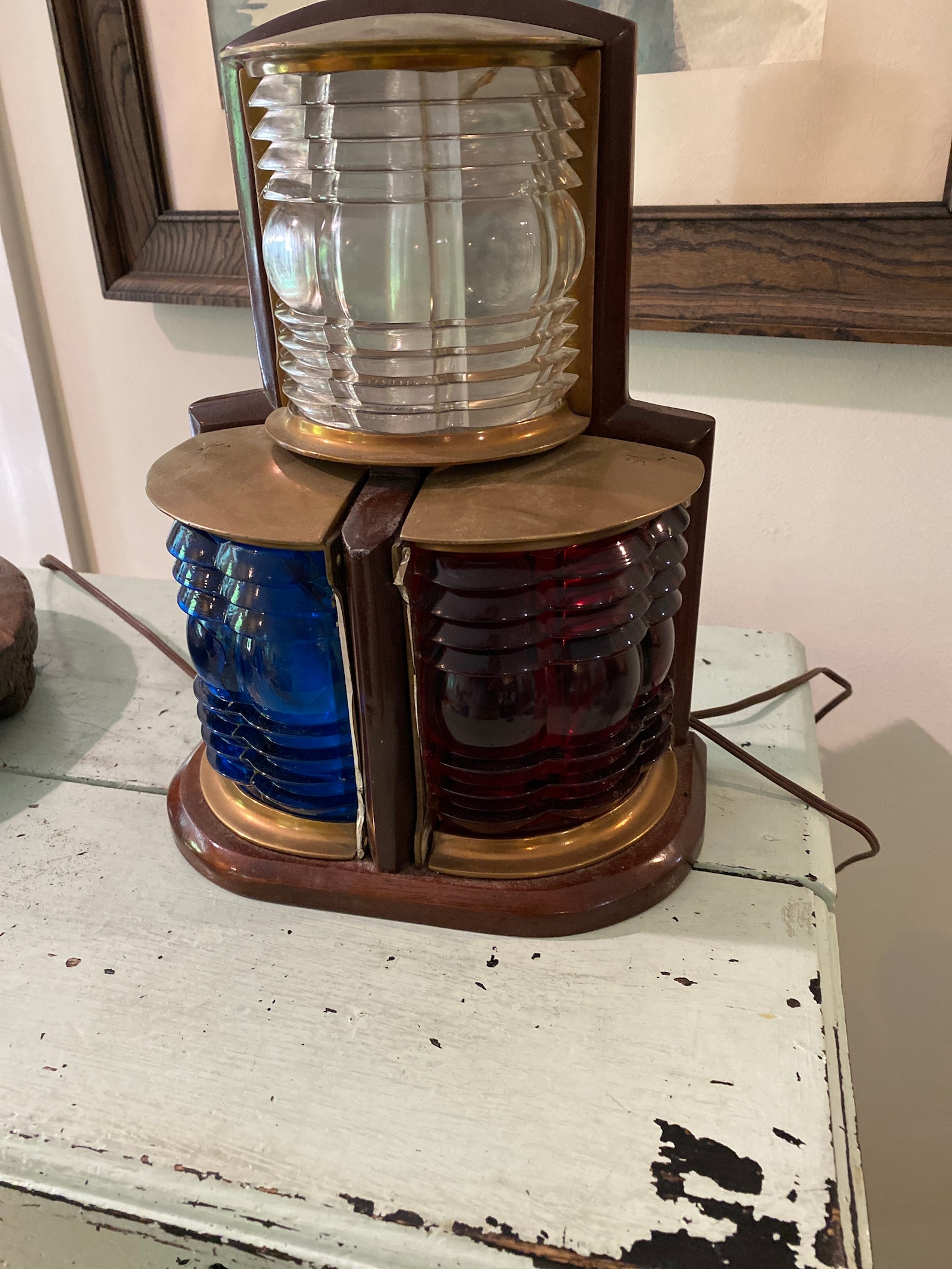 Handmade Ships Lamp with navigation lights Etsy