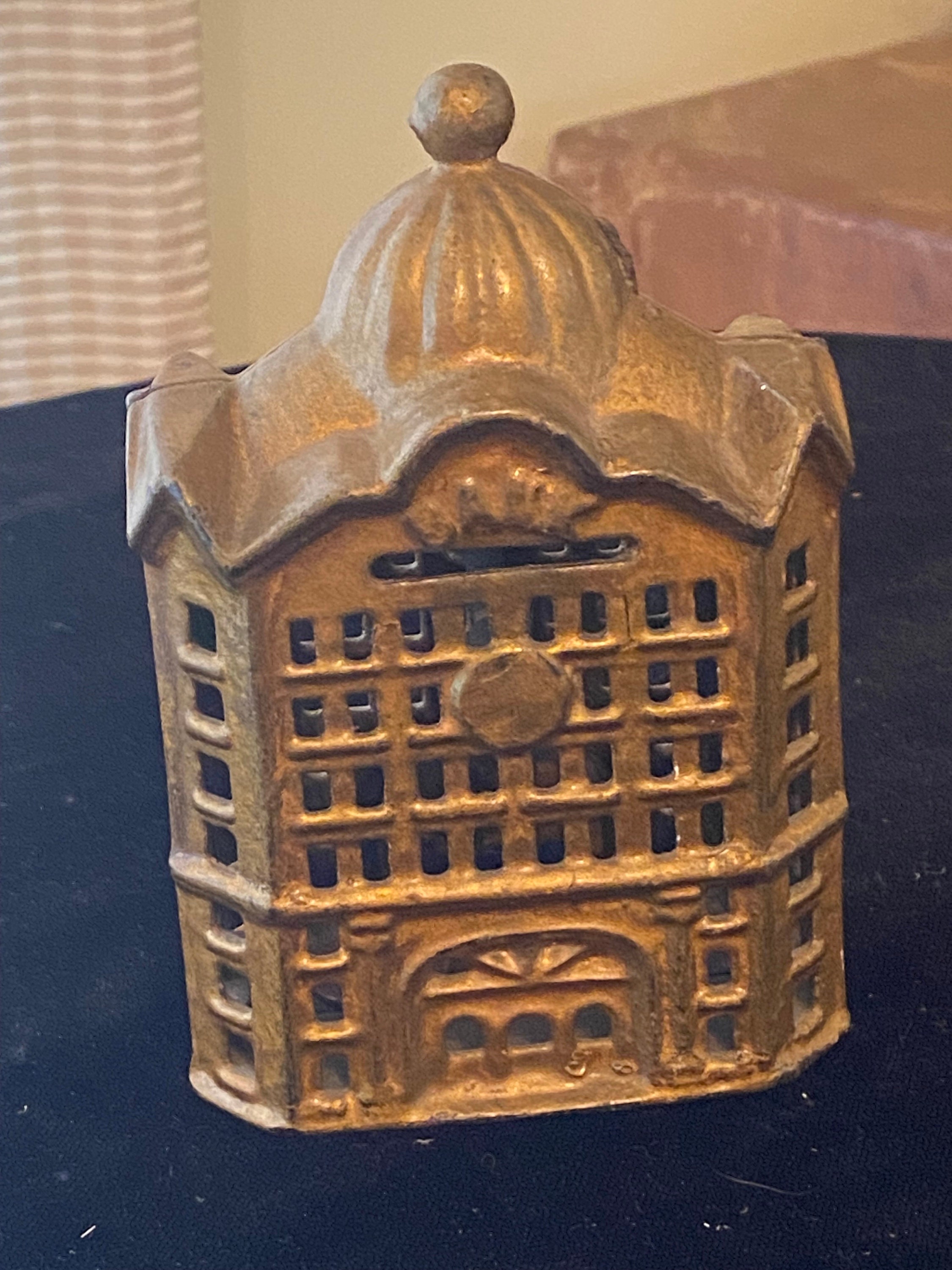 アメリカヴィンテージ ゴルファー鋳鉄製 オモチャ 貯金箱