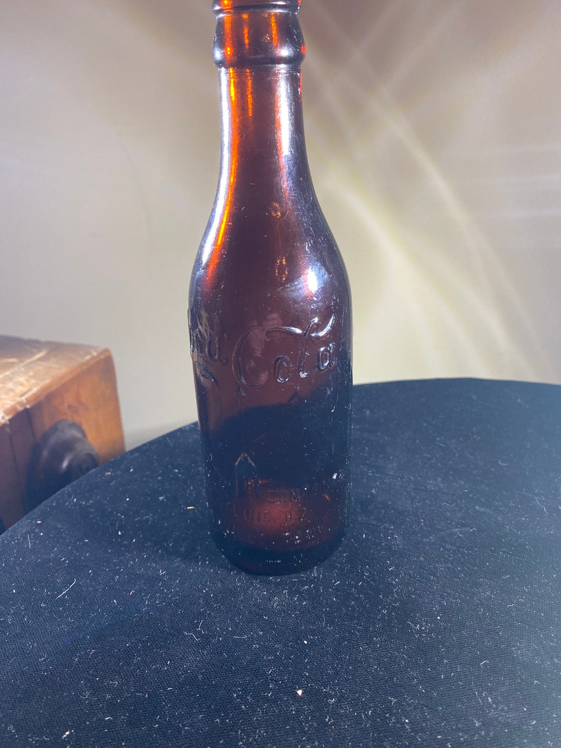 1920s Amber Cocacola Bottle From Knoxville Tennessee Etsy