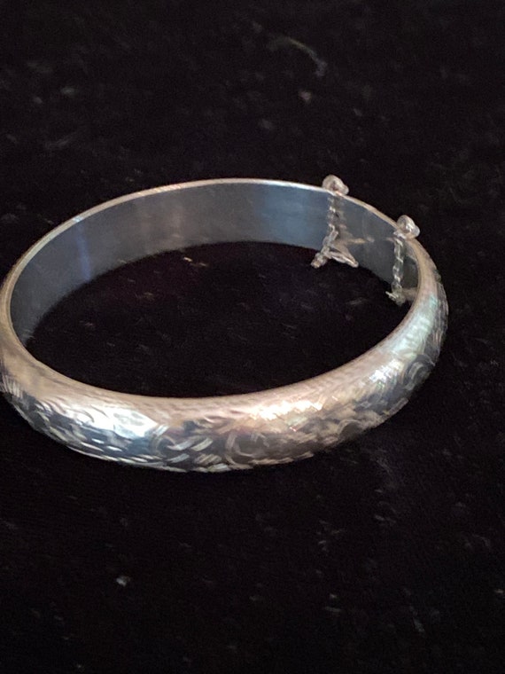 Vintage Silver Bangle Python×925 PJ