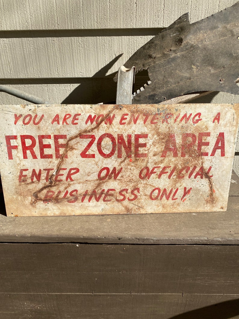 Vintage Military Base Sign - Etsy