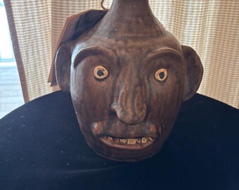Folk Art Face Jug by Whelchel Meaders