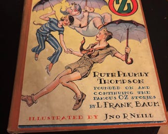 ヴィンテージ版『スピーディ・イン・オズ』ルース・プラムリー・トンプソン、ジョン・R・ニール著、1934年、ライリー・リー著作権、オズシリーズ、ハードカバー