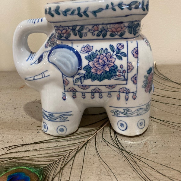 Ceramic Elephant Plant Stand Etsy
