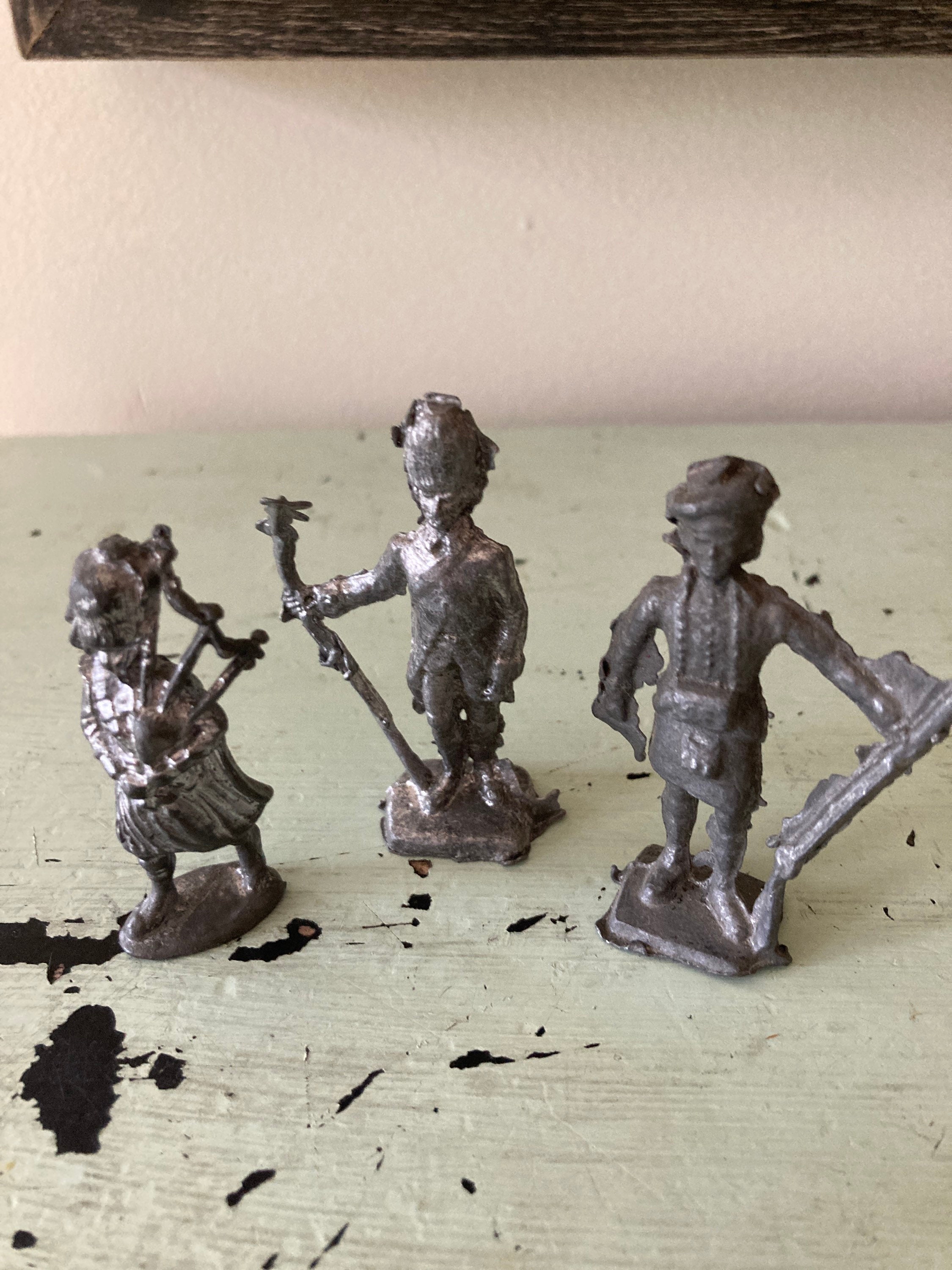 Antique Toy Cast Lead Figures Set of 16. Etsy